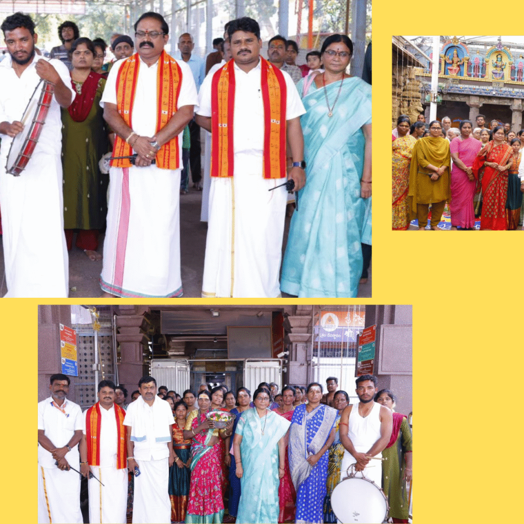 శ్రీస్వామివార్ల స్పర్శ దర్శనంతో  చెంచు భక్తుల ఆనందం