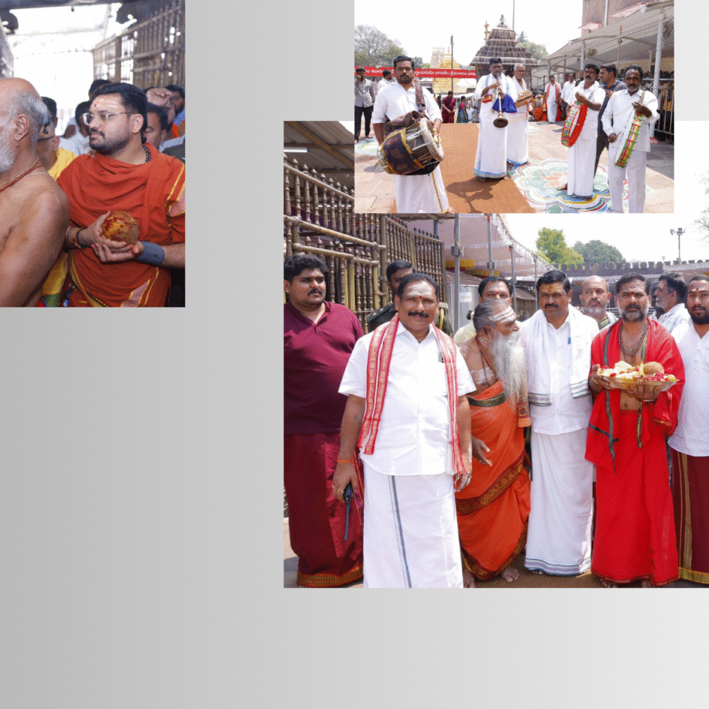 శ్రీశైల అమ్మవారికి కొబ్బరికాయల సమర్పణ