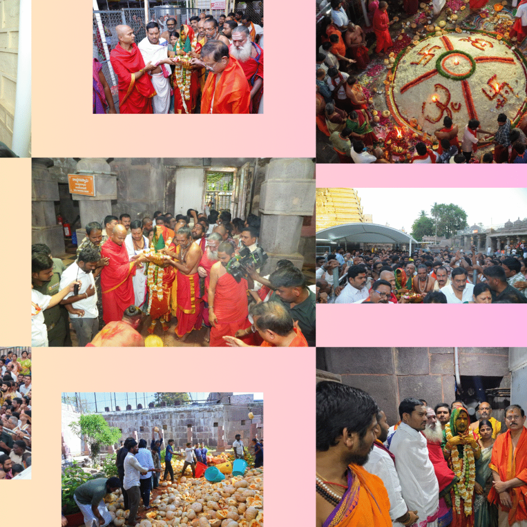 సంప్రదాయబద్దంగా  శ్రీశైల కుంభోత్సవం