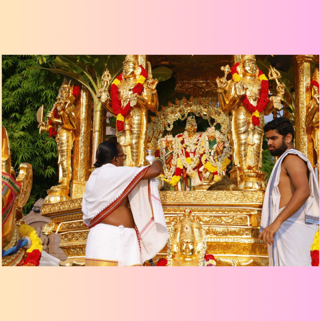 శ్రీస్వామిఅమ్మవార్లకు స్వర్ణరథోత్సవం