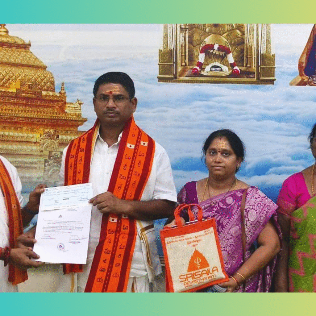 అన్నప్రసాద వితరణ పథకానికి  కె. రామాంజనేయరెడ్డి, హైదరాబాద్ విరాళం